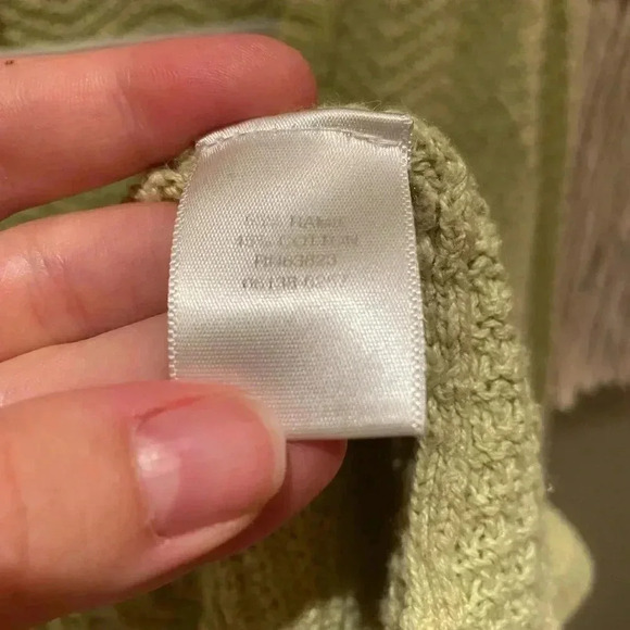 CHRISTOPHER BANKS GREEN KNIT VINTAGE SWEATER M - Picture 4 of 4